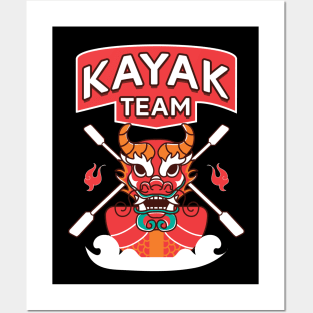 kayak team Posters and Art